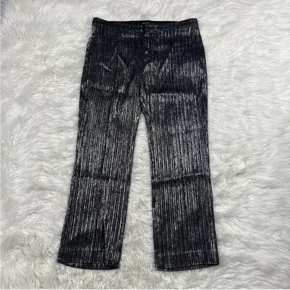 NWOT Isabel Marant Dansley Party Time Trousers Pants Metallic Silver Designer 12 - Picture 4 of 12